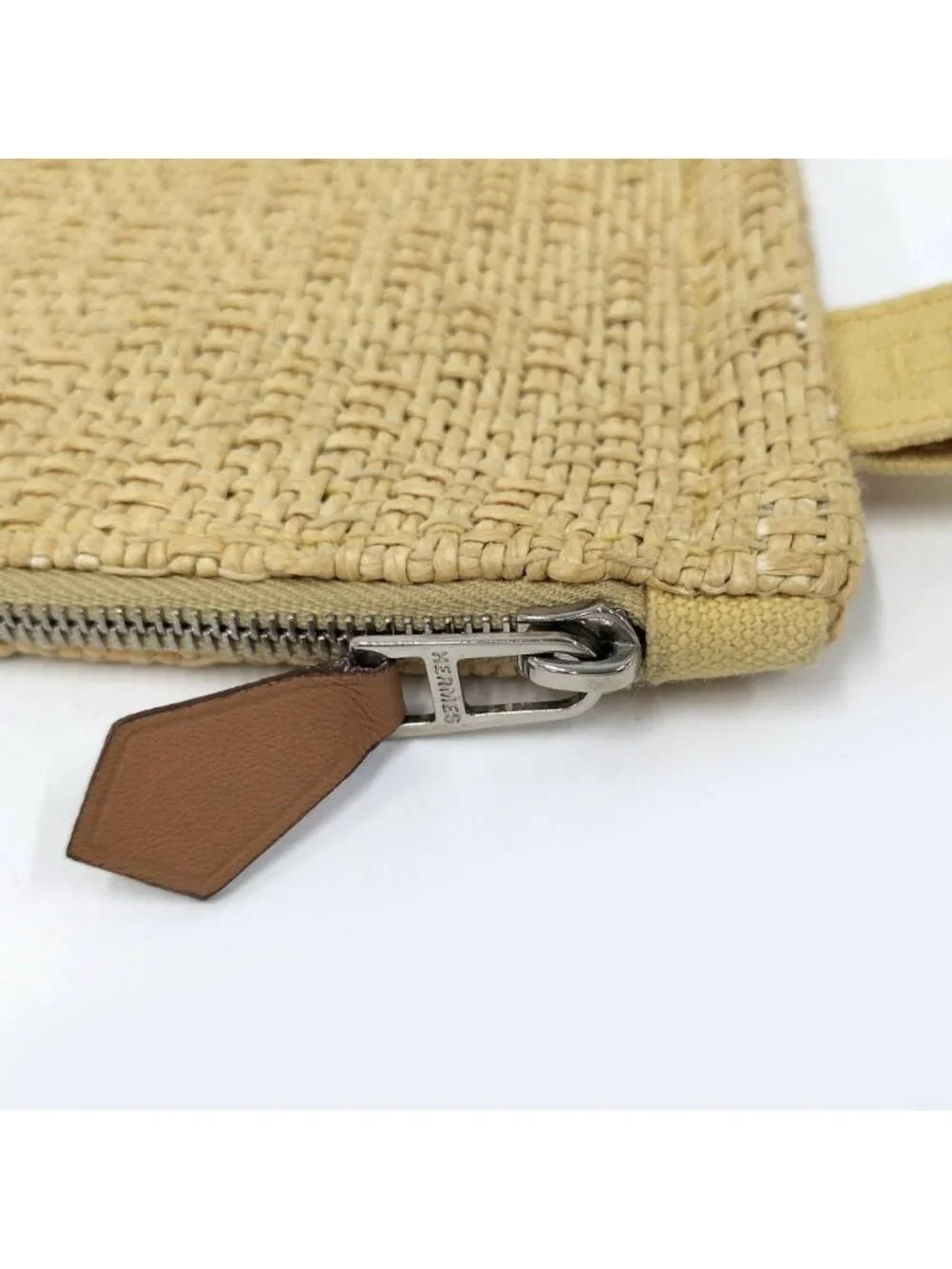 Hermes Bora Pouch MM Straw
